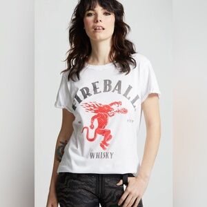 Recycled Karma FIREBALL semi crop Size XL